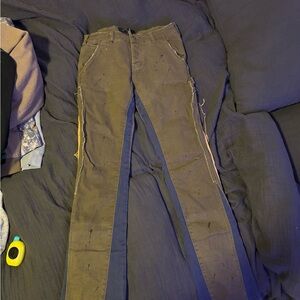 Men's Black and Blue Jeans